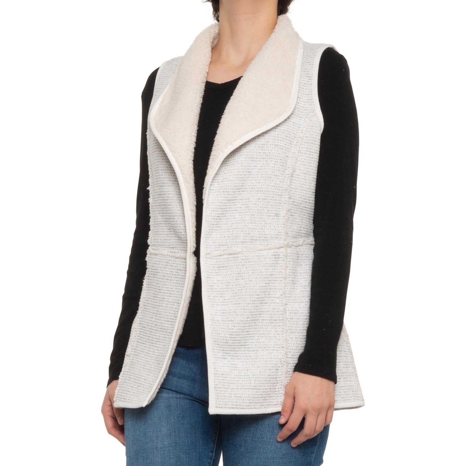 Wooly Bully GENTLE SPIRIT SHERPA VEST - FOR WOMEN - Save 70%