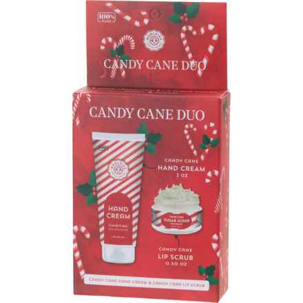 Woolzies Candy Cane Hand Cream and Lip Scrub Duo in Holiday