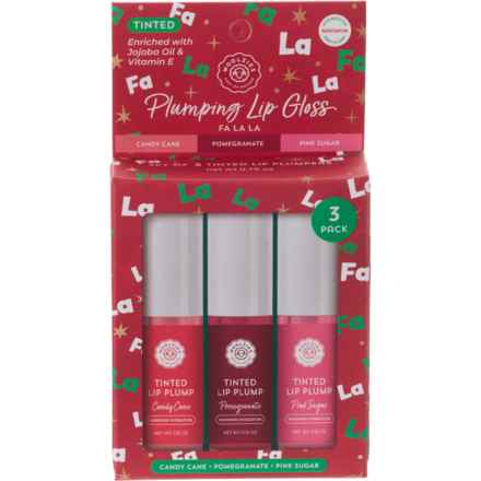 Woolzies Fa La La Plumping Lip Gloss Set - 3-Pack in Multi