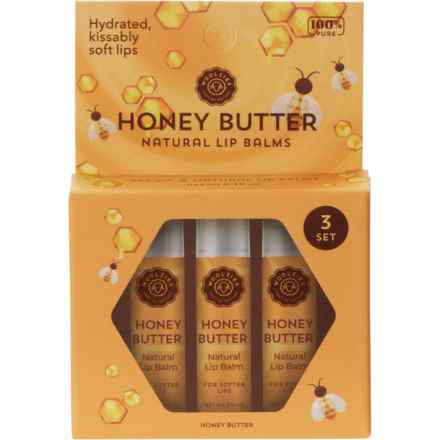 Woolzies Honey Butter Lip Balm - 3-Piece in Multi