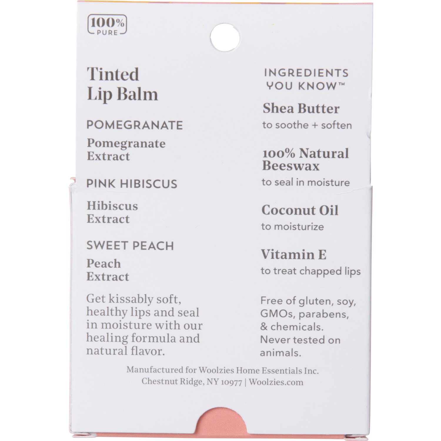 Woolzies Kissy Face Tinted Lip Balms Set of 3 Save 28