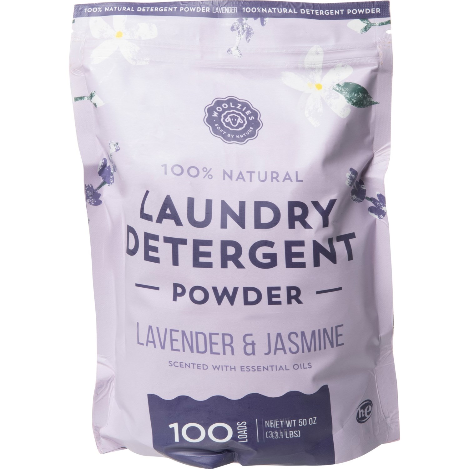 Woolzies Lavender and Jasmine Natural Powder Laundry Detergent 3.1 lb