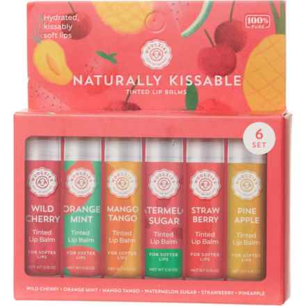 Woolzies Naturally Kissable Lip Balm Set - 6-Pack in Multi