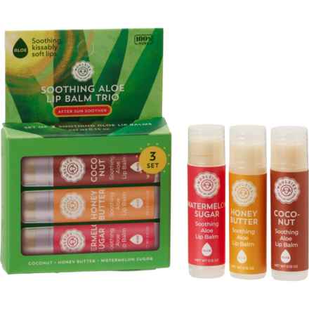 Woolzies Soothing Aloe Lip Balm Trio in Multi