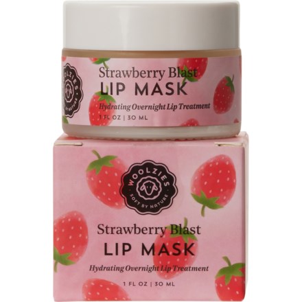 Woolzies Strawberry Blast Lip Mask in Strawberry Blast