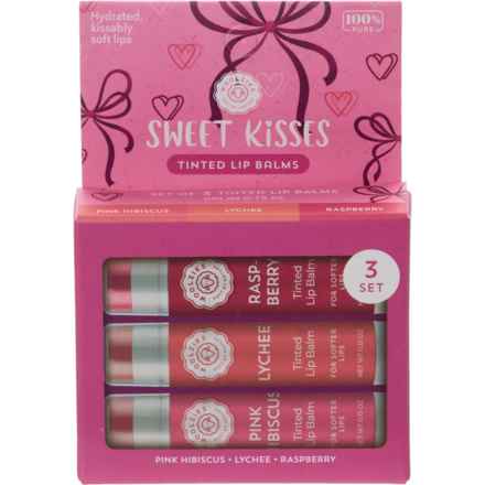 Woolzies Sweet Kisses Tinted Lip Balms - Set of 3 in Multi