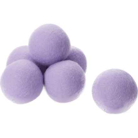 Woolzies Wool Dryer Balls - Set of 6 in Lavender