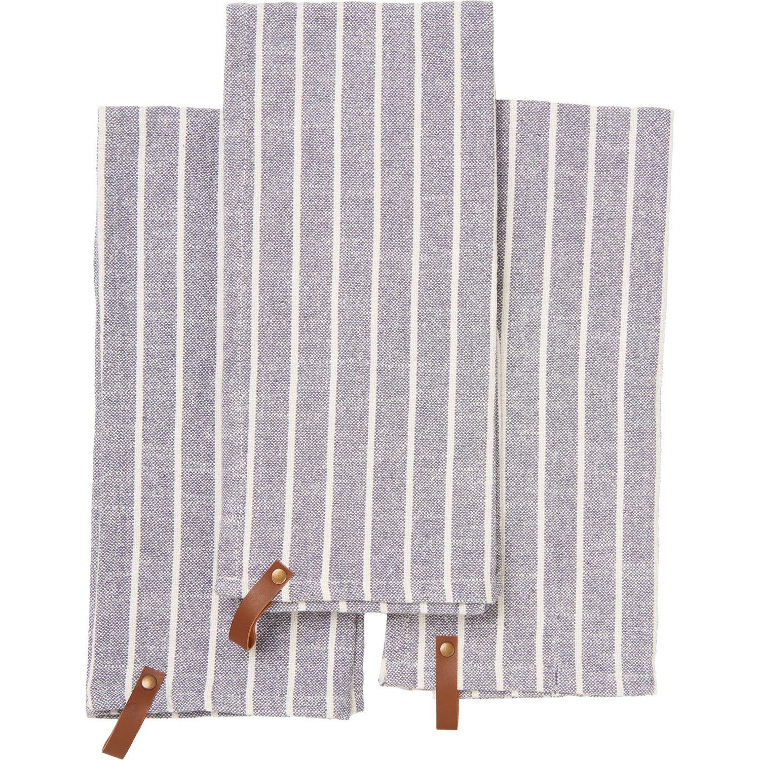 Working Kitchen Striped Stonewashed Kitchen Towels 3Pack, 18x28