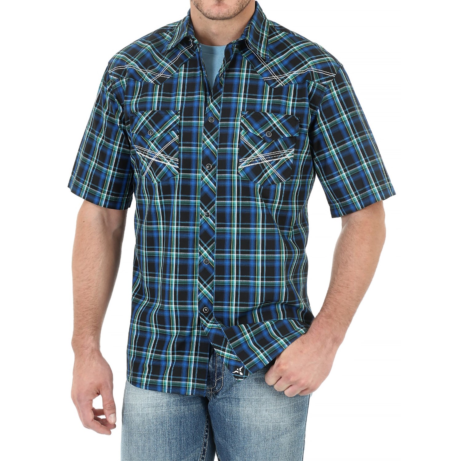 Wrangler 20X Plaid Shirt (For Men) - Save 44%