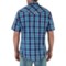 158DG_2 Wrangler 20X Plaid Shirt - Snap Front, Short Sleeve (For Men)