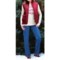 8660A_3 Wrangler As Real As  Quilted Vest - Lightweight, Full Zip (For Women)