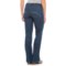 645TN_2 Wrangler Blue Denim Western Aura Jeans - Bootcut (For Women)