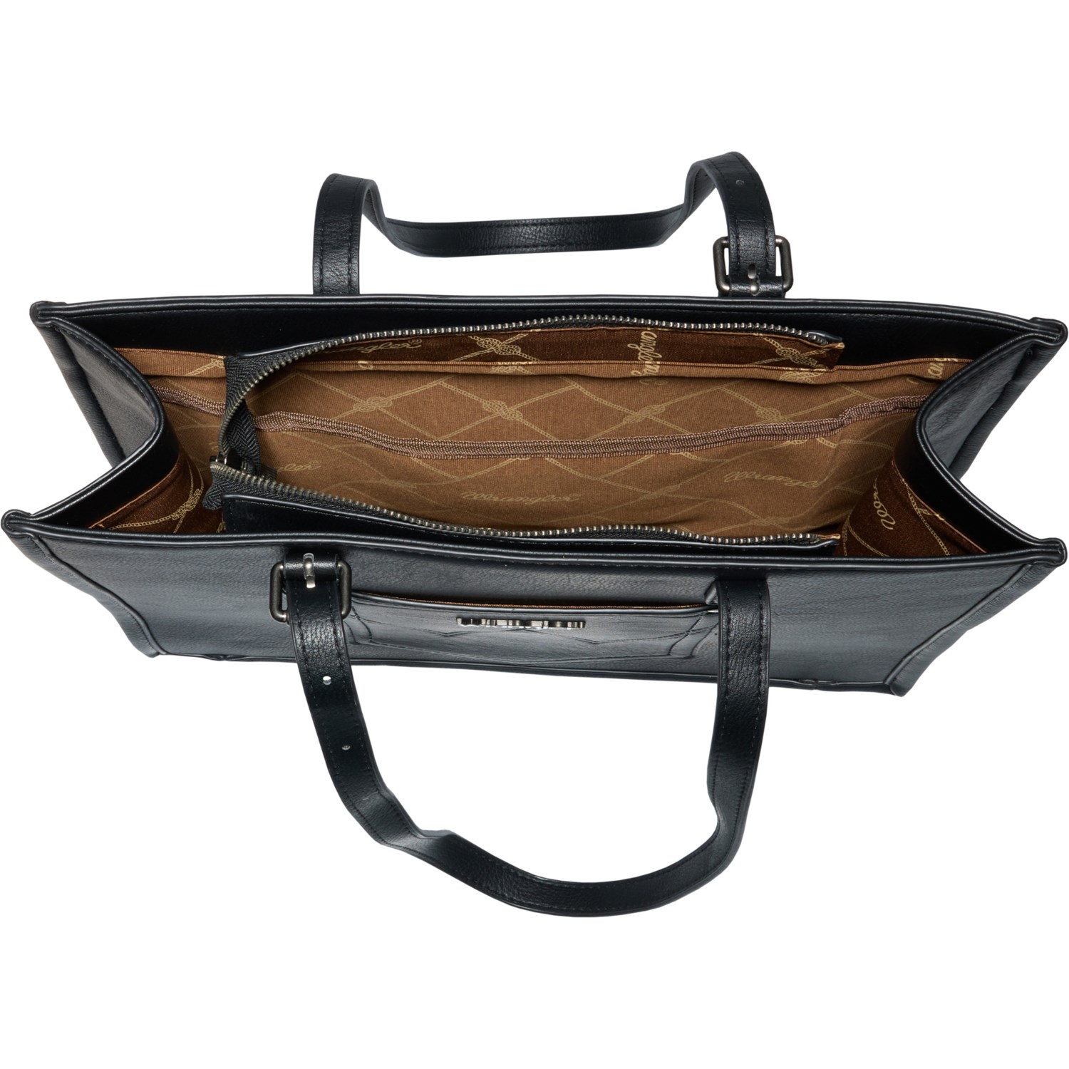 (取寄) ラングラー コンチョ トート バッグ Wrangler Concho Tote Bag  Black Wrangler Concho Tote Bag - Save 40%