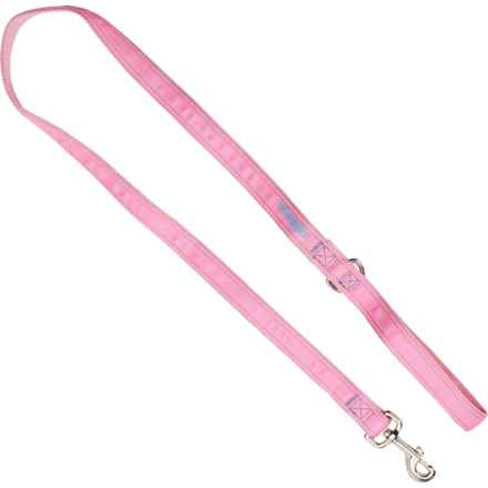 Wrangler Overlay Dog Leash - Medium-Large, 4’ in Pink Denim