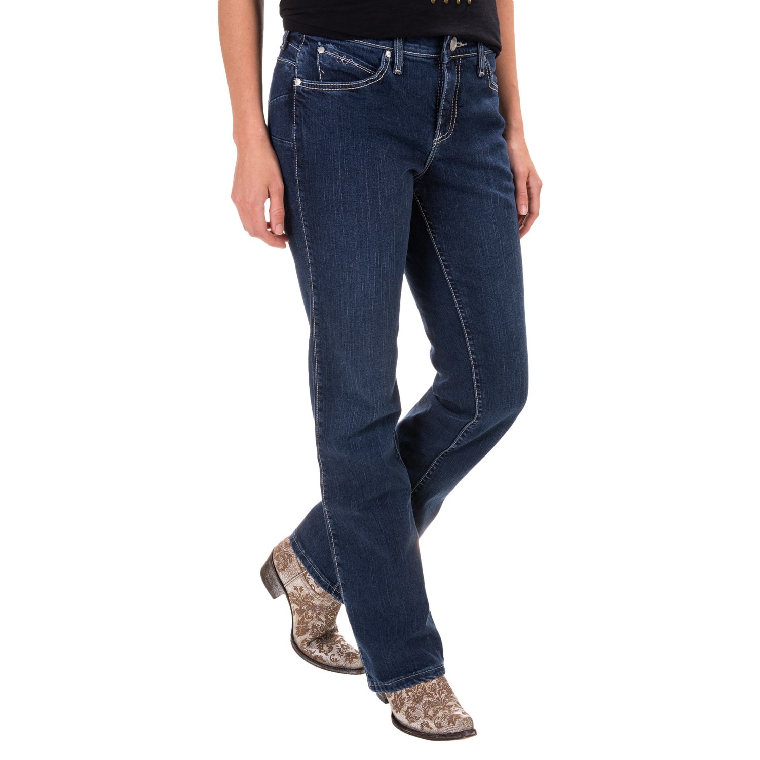 Wrangler Q-Baby Booty Up Jeans (For Women) - Save 50%