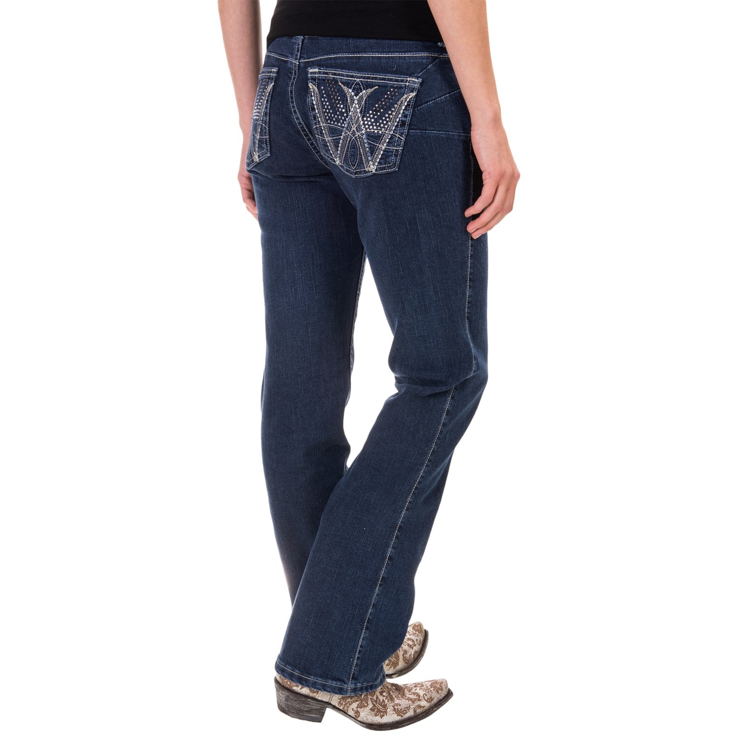 Wrangler Q-Baby Booty Up Jeans (For Women) - Save 48%