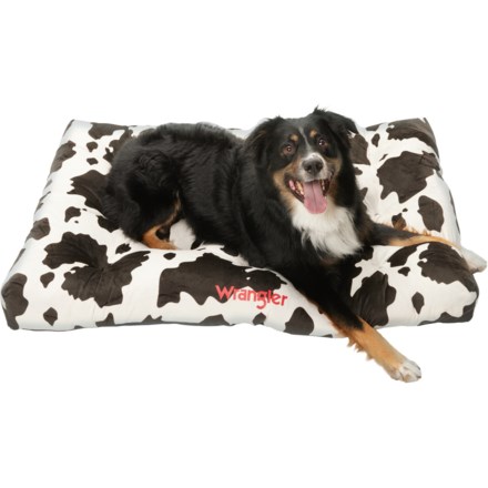 Wrangler Rectangle Tufted Dog Bed - Large, 40x30” in Multi