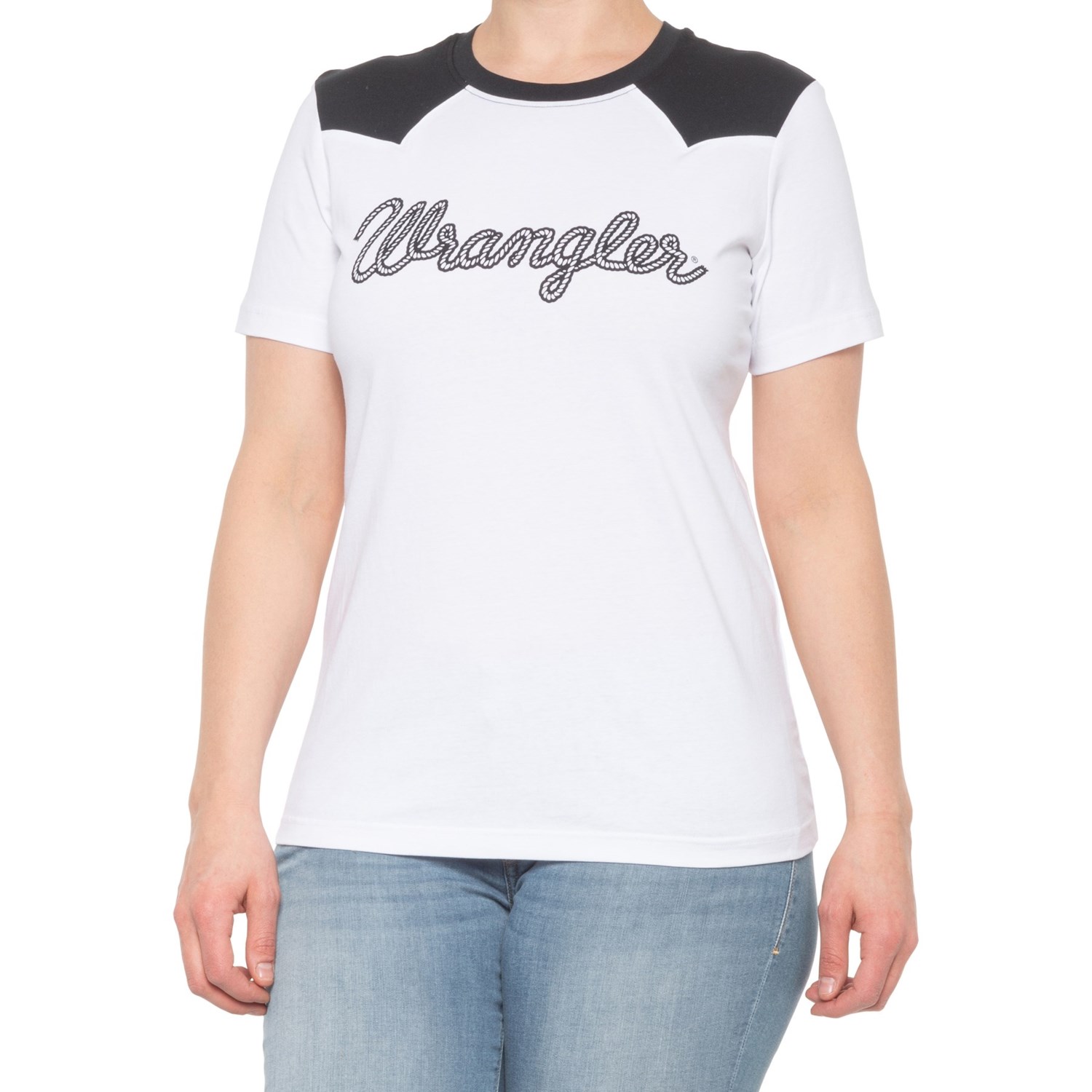 wrangler t shirt white
