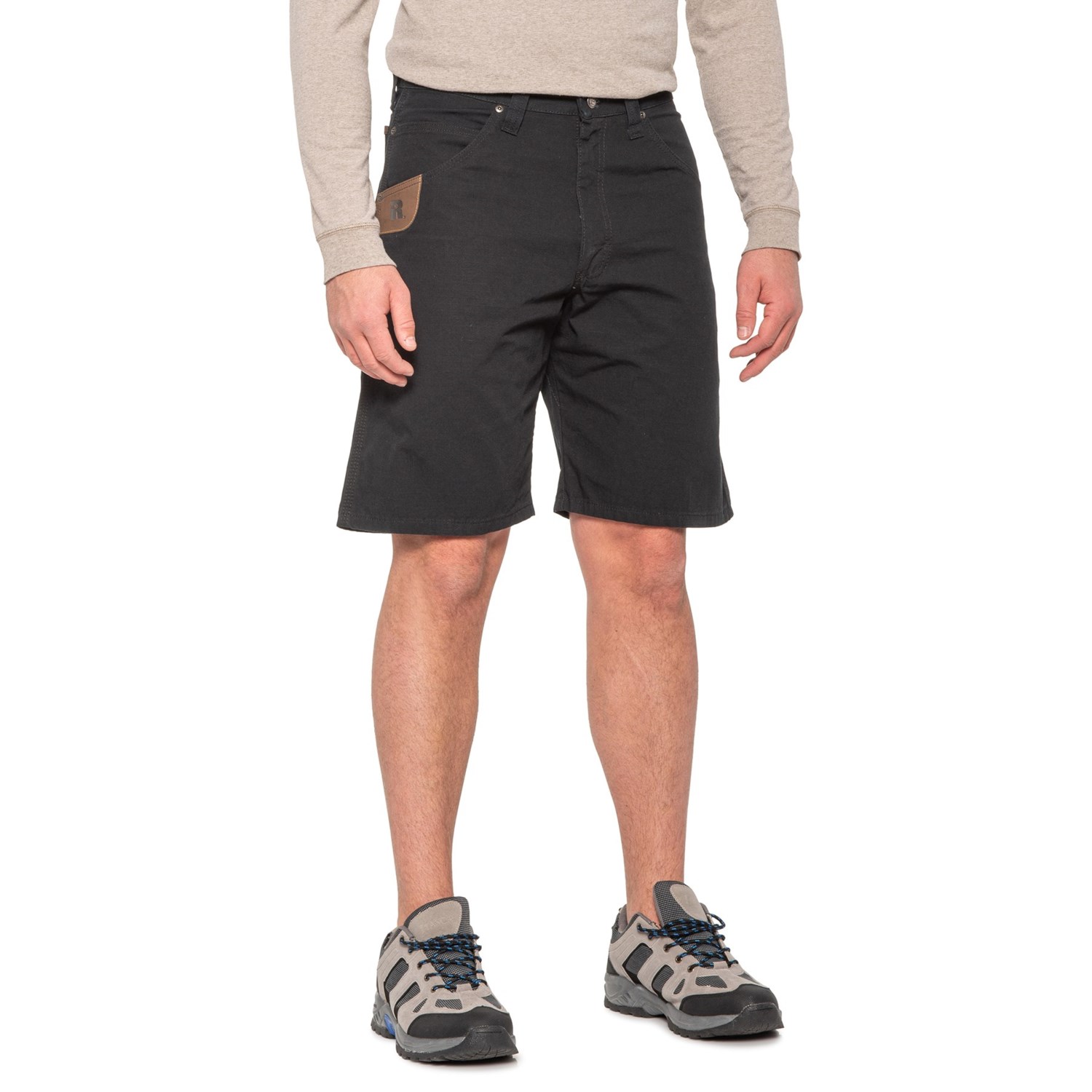 wrangler khaki carpenter shorts