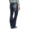 7764F_5 Wrangler Rock 47 Western Bling Jeans - Low Rise, Bootcut (For Women)