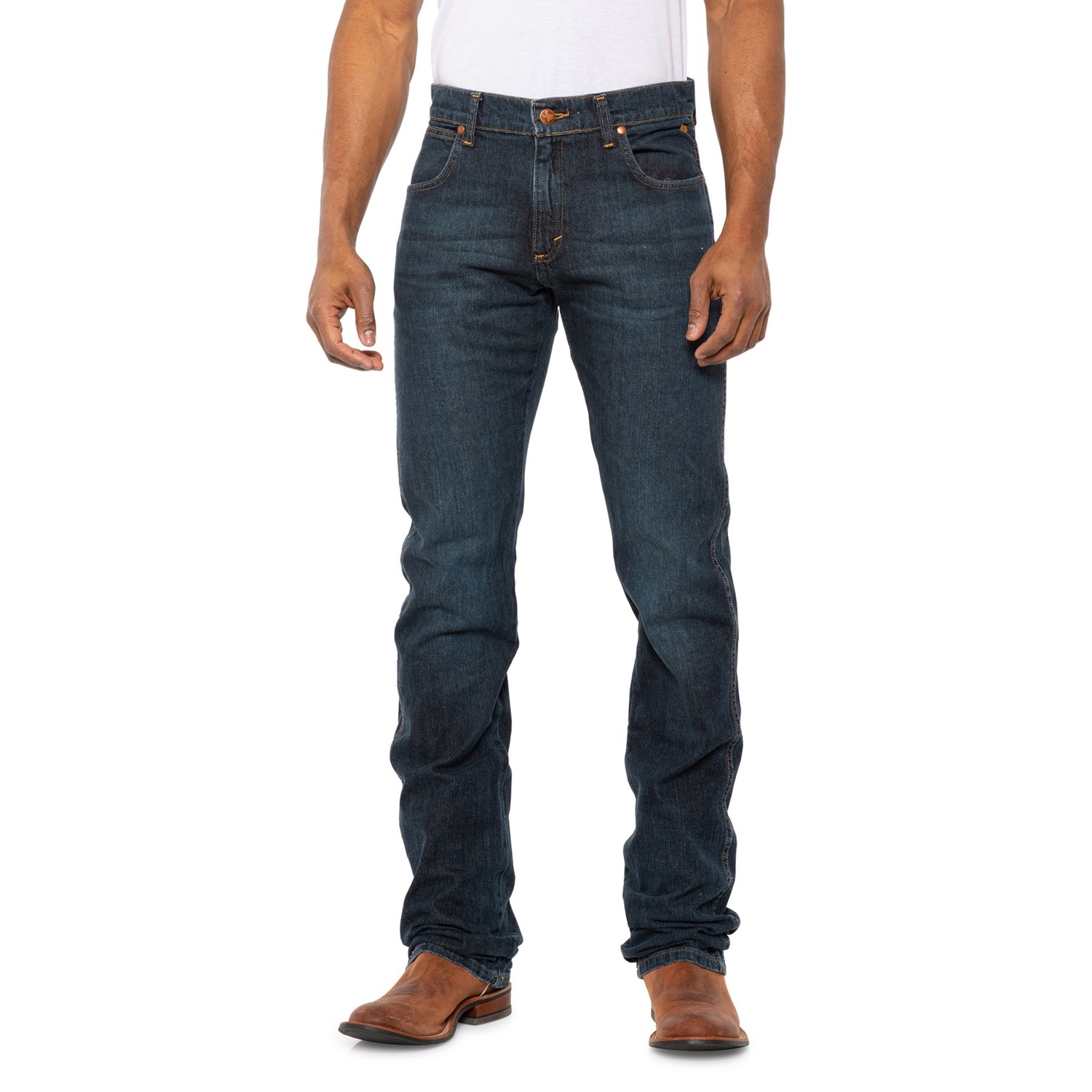 Wrangler Rooted Collection Slim Fit Jeans (For Big and Tall Men) - Save 77%