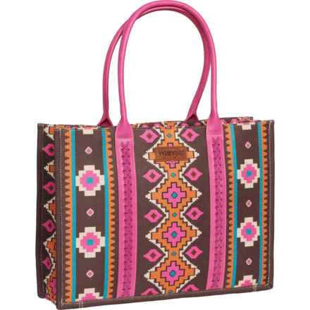 Wrangler Southwestern Print Tote Bag in Pink