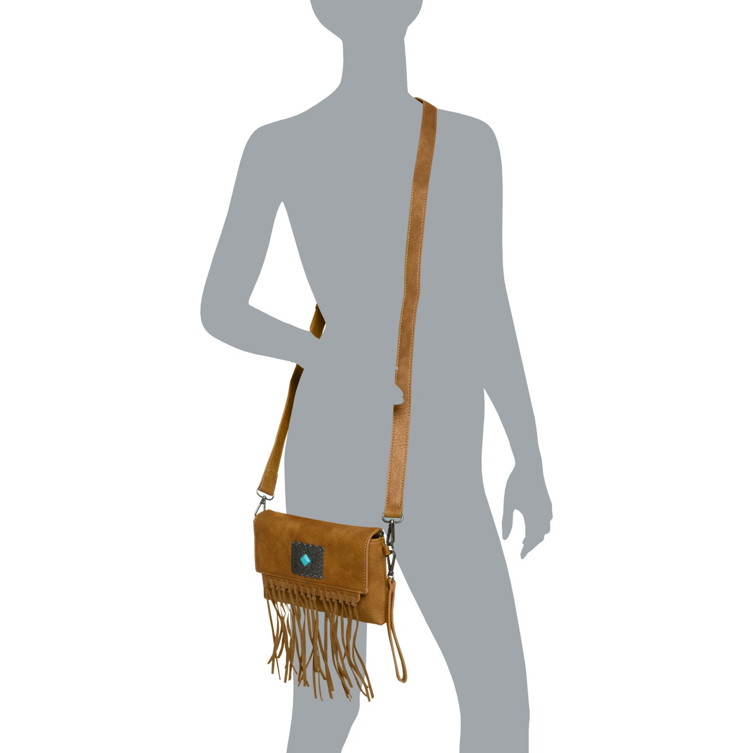 Wrangler Tooled Crossbody Bag - Save 40%