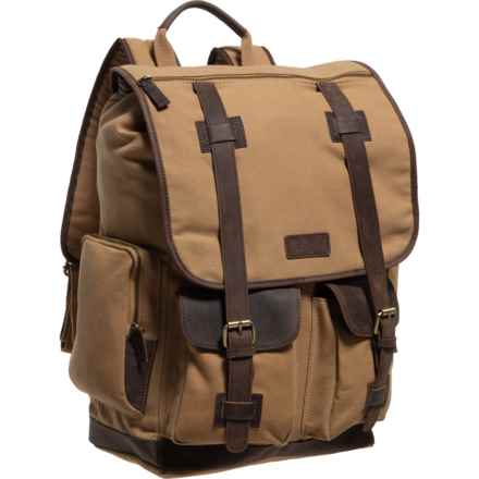 Wrangler Yellowstone Rucksack Backpack - Khaki in Khaki