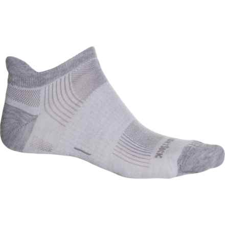 Wrightsock Double-Layer Tab Running Socks - Ankle (For Men) in Grey Marl