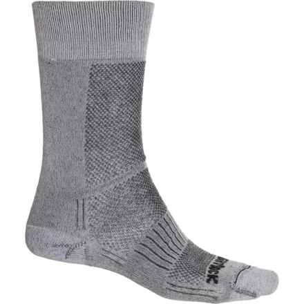 Wrightsock Eco Light Double-Layer Hiking Socks - Crew (For Men) in Black/White