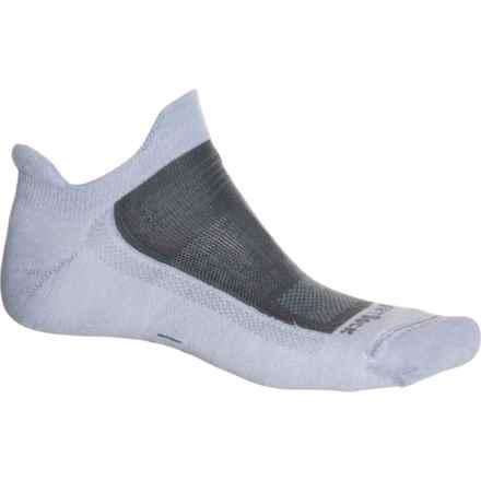 Wrightsock Endurance Tab Double-Layer Socks - Below the Ankle (For Men) in Lt Grey/Grey