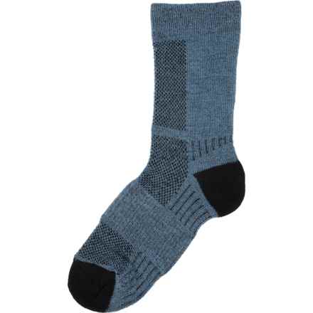 Wrightsock Small - Boys and Girls CoolMesh II Double-Layer Socks - Crew in Grey