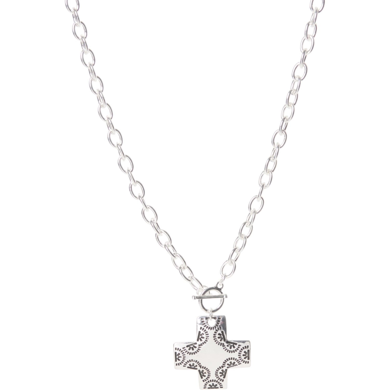 WyoHorse Sedona Cross Toggle Necklace (For Women) Save 45