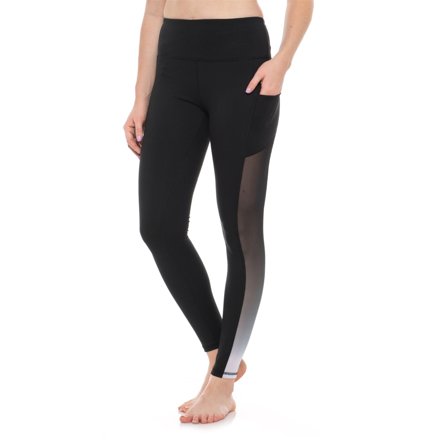 X by Gottex Compression Ombre Power Mesh Leggings (For Women) - Save 60%