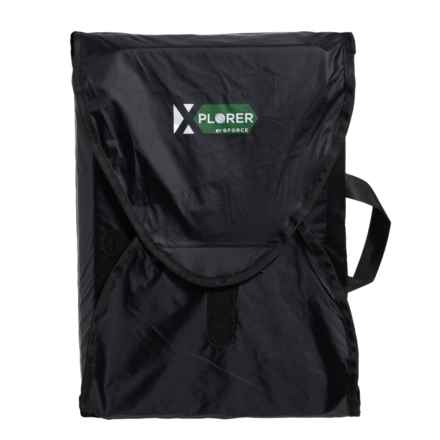 XPLORER Medium Garment Folder - Black in Black