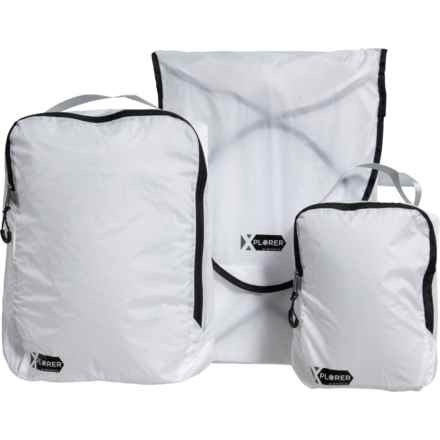 XPLORER Professional Starter Packing Bag Set - 3-Piece, White in White