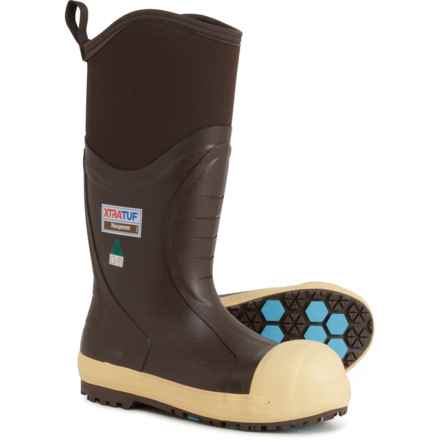 XTRATUF 15” Swingsaw Glacier Trek® PRO Legacy Work Boots - Waterproof, Insulated, Composite Safety Toe (For Men) in Brown