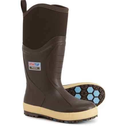 XTRATUF 15” Swingsaw Glacier Trek® PRO Legacy Work Boots - Waterproof, Insulated (For Men) in Brown