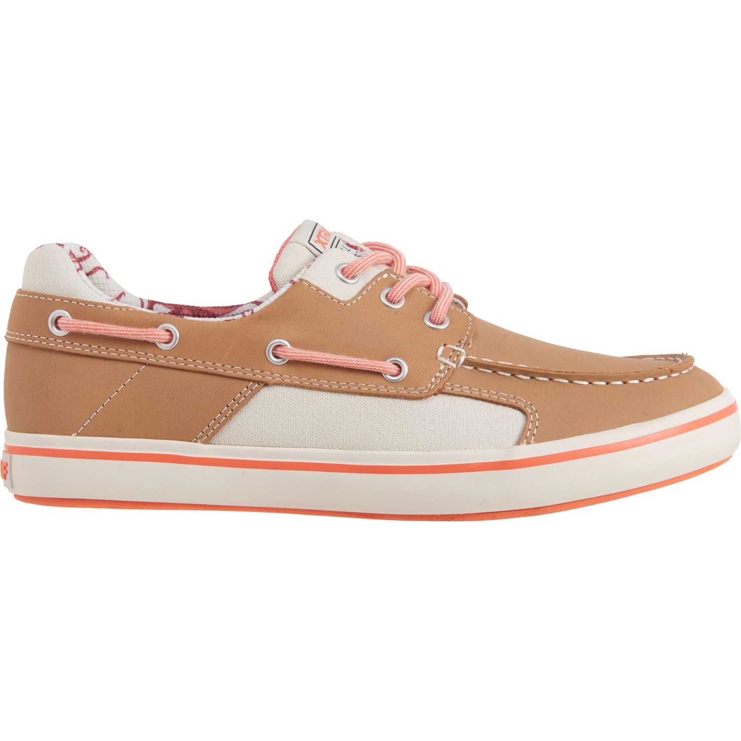 salmon leather shoes