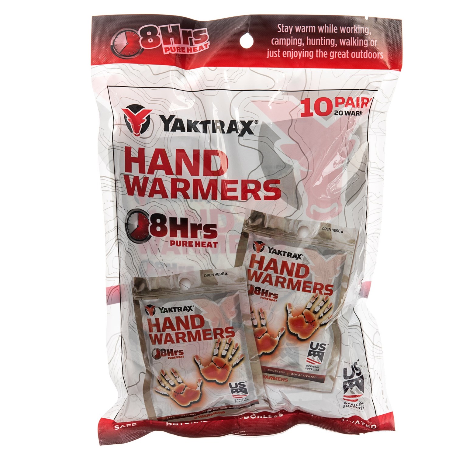 Yaktrax Hand Warmers 10Pack