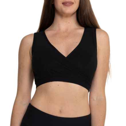 Year Of Ours Mami V-Neck Sports Bra - High Impact in Black