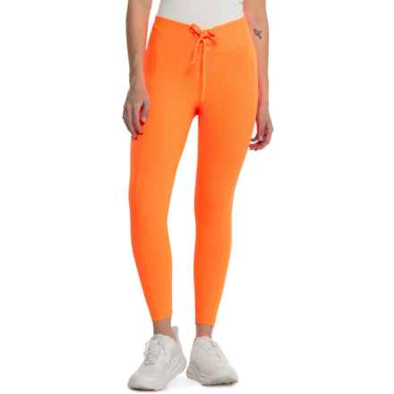 Year Of Ours Ribbed Football Leggings in Tangerine