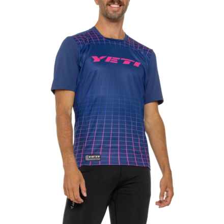 Yeti Cycles Enduro Cycling Jersey - Short Sleeve in Tw/Digital Void