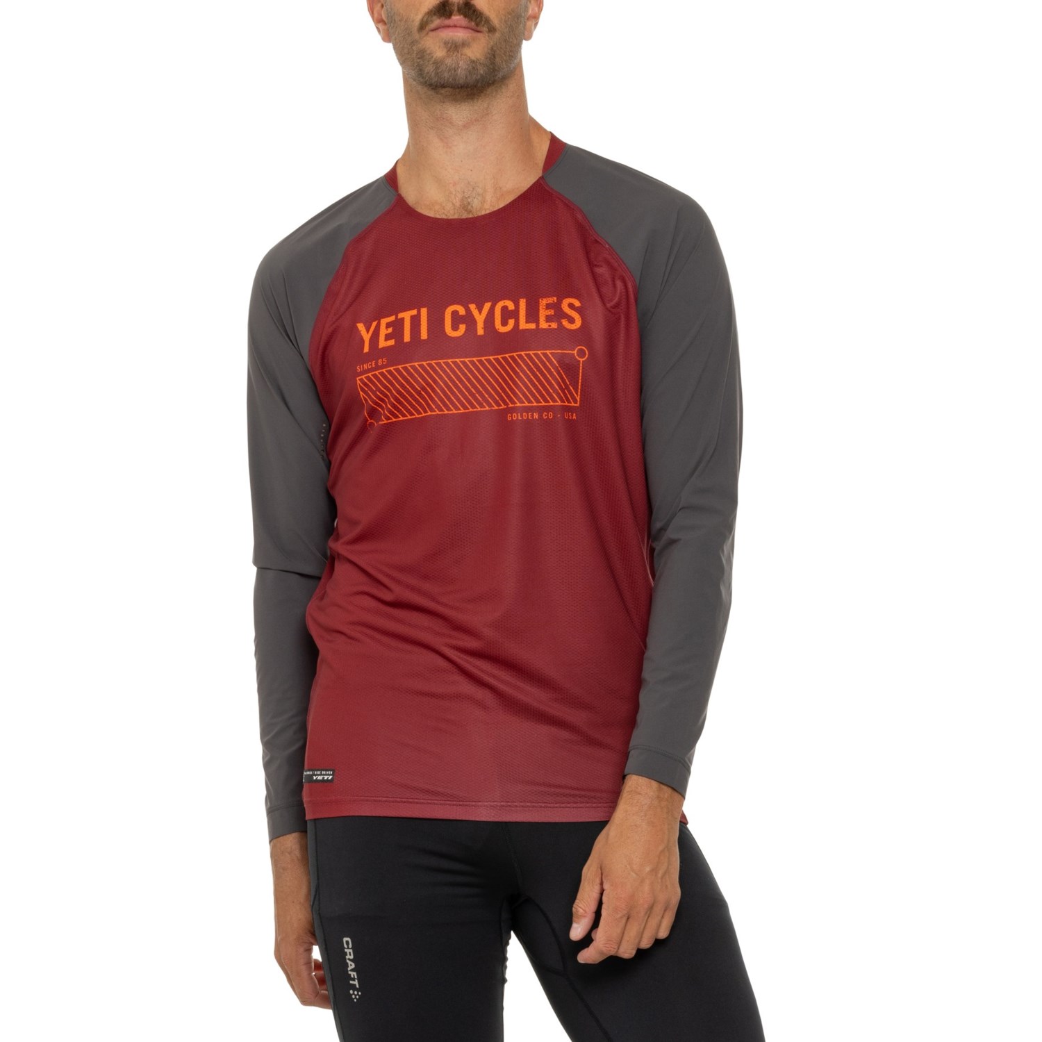 (取寄) イエティサイクルズ レネゲード ライド サイクリング ジャージ - ロング スリーブ Yeti Cycles Renegade Ride Cycling Jersey - Long Sleeve  Syrah Yeti Cycles Renegade Ride Cycling Jersey - Long Sleeve - Save 86%