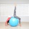 637CY_2 Yoga Design Lab Ocean Exercise Ball - 65cm