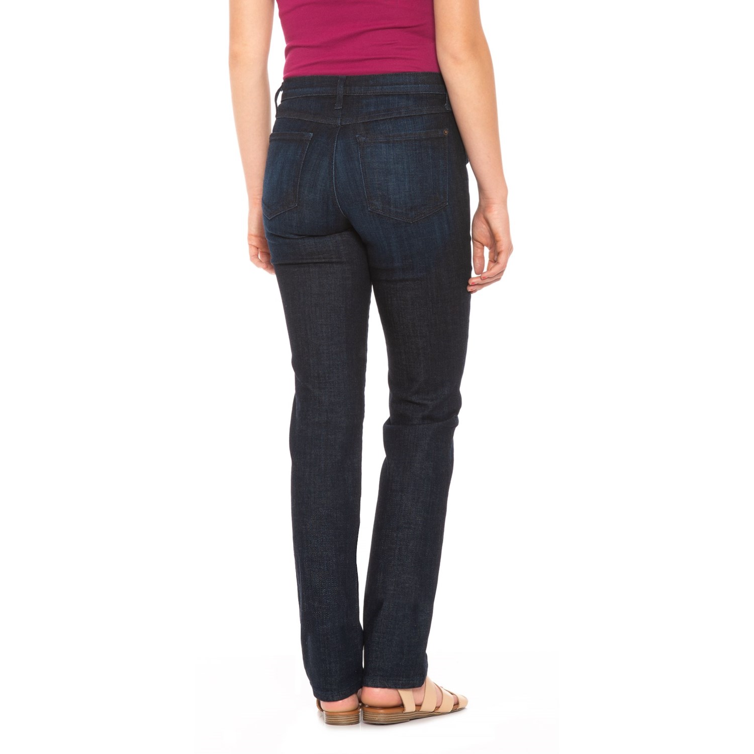 Yoga Jeans Classic High-Rise Straight-Leg Jeans (For Women) - Save 77%