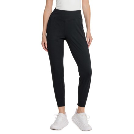 YOGALUX Interlock Greenwich Wide Joggers in Black