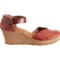 3PPDF_3 Yokono Made in Spain Mary Jane Wedge Sandals - Leather (For Women)