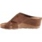 3PPDP_4 Yokono Made in Spain Multi-Cross Wedge Sandals - Suede (For Women)