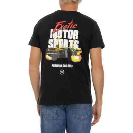 YOUNG AND RECKLESS Exotic Motor Sports T-Shirt - Short Sleeve in Black